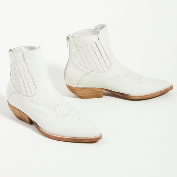 Anthropologie Shoes - Anthropologie Silent D Women's Puly Western Leather Boots Size 38 ( 7 - 7.5 )